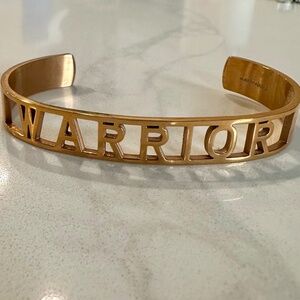 Alex and Ani "WARRIOR" bracelet - rose gold tone